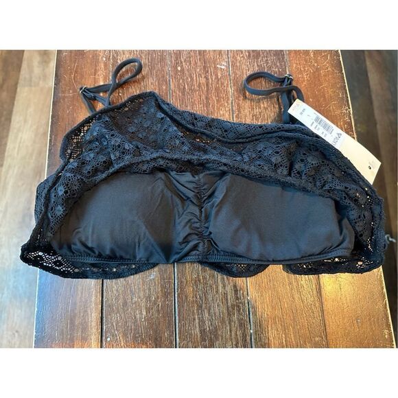 Roxy JUNIORS Doted Crochet Flutter Bikini Top - Picture 3 of 7